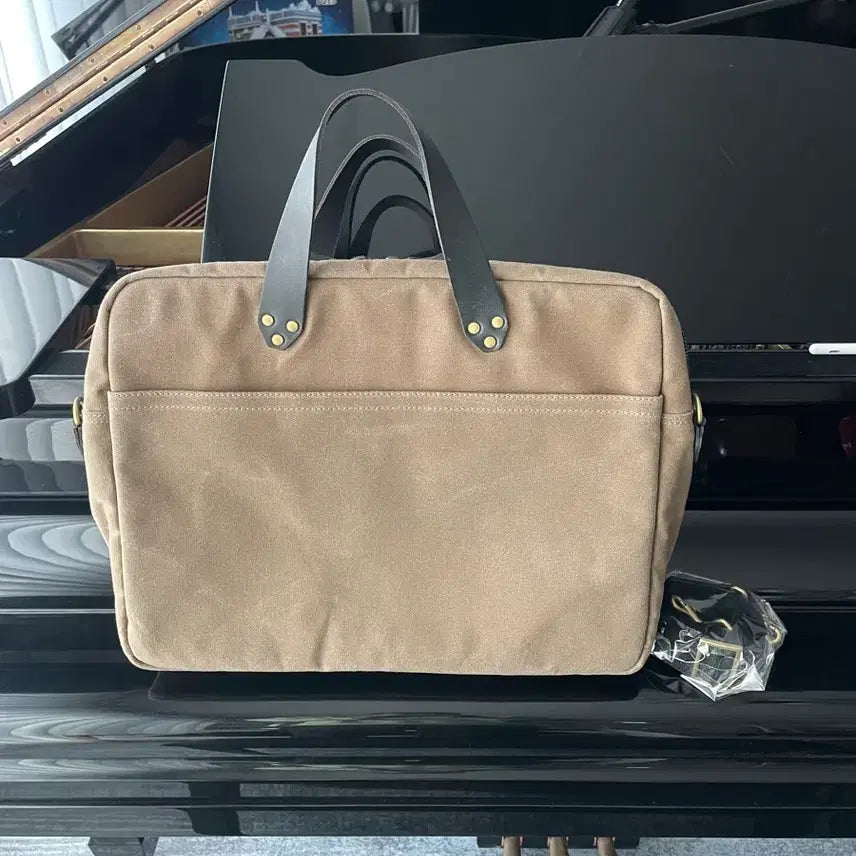 [BUNJANG] Hevitz GN630 Leather Pocket Briefcase / 헤비츠 GN630 레더 포켓 브리프케이스 WC