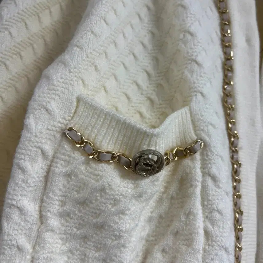 [BUNJANG] Chain Cardigan / 새상품 수입의류 체인가디건