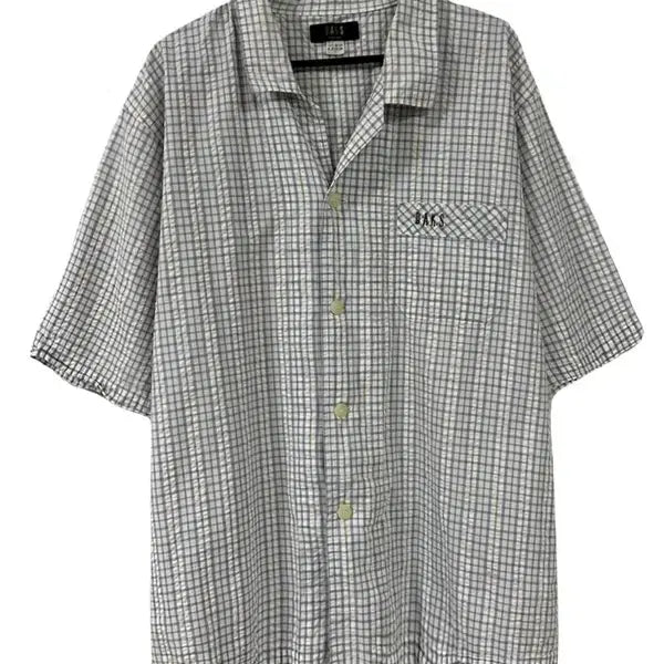 [BUNJANG] DAKS Cotton Pajama Short-Sleeve Shirt / [L] DAKS 닥스 코튼 파자마 반팔셔츠