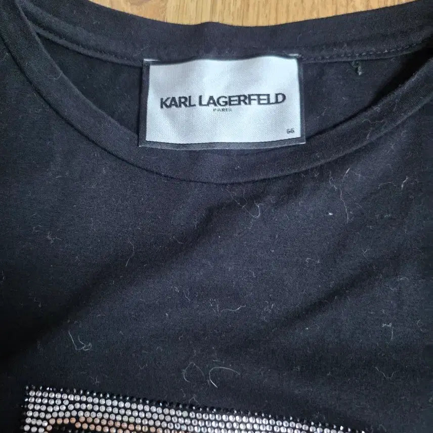 [BUNJANG] Karl Lagerfeld Black Short Sleeve T-shirt / 칼 라거펠트 블랙 반팔 티셔츠