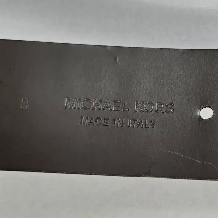 [BUNJANG] Michael Kors Wide Leather Belt Brown / 마이클코어스 와이드 가죽 벨트 브라운