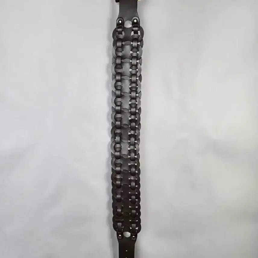 [BUNJANG] Michael Kors Wide Leather Belt Brown / 마이클코어스 와이드 가죽 벨트 브라운