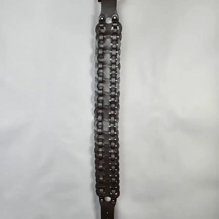 [BUNJANG] Michael Kors Wide Leather Belt Brown / 마이클코어스 와이드 가죽 벨트 브라운
