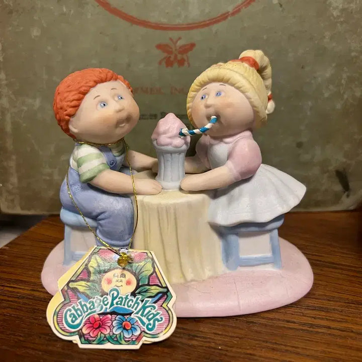 [BUNJANG] Vintage Cabbage Patch Kids Ceramic Figurine / 빈티지 양배추 패치 키즈 도자기 피규어 (1980년대)