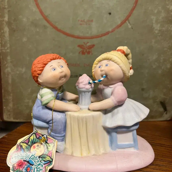 [BUNJANG] Vintage Cabbage Patch Kids Ceramic Figurine / 빈티지 양배추 패치 키즈 도자기 피규어 (1980년대)