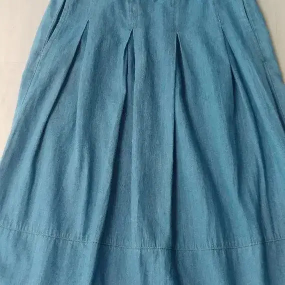 [BUNJANG] Denim Midi Skirt / 뒷밴딩데님스커트