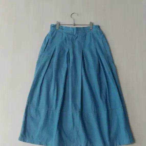 [BUNJANG] Denim Midi Skirt / 뒷밴딩데님스커트