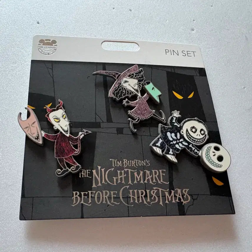 [BUNJANG] Nightmare Before Christmas Scamps Pin Set / 크리스마스의 악몽 악동들 핀뱃지 세트