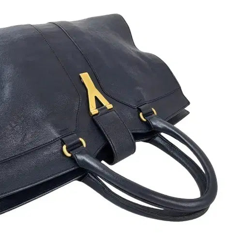[BUNJANG] Saint Laurent Cabas Chyc Dark Navy Medium Tote Bag / 정품 생로랑(입생로랑) 카바시크 다크네이비