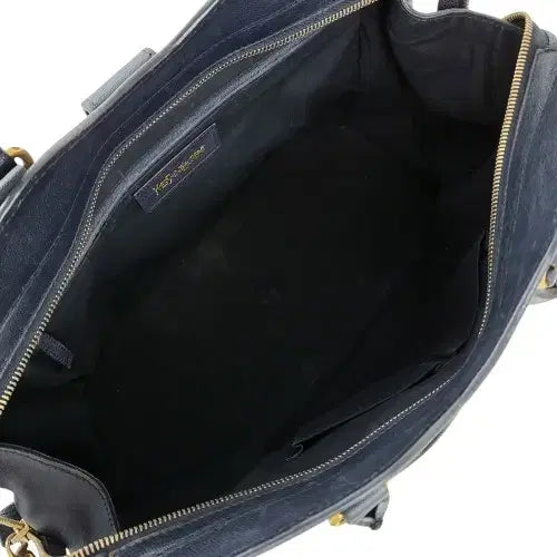 [BUNJANG] Saint Laurent Cabas Chyc Dark Navy Medium Tote Bag / 정품 생로랑(입생로랑) 카바시크 다크네이비