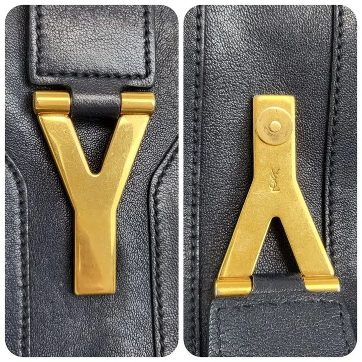 [BUNJANG] Saint Laurent Cabas Chyc Dark Navy Medium Tote Bag / 정품 생로랑(입생로랑) 카바시크 다크네이비