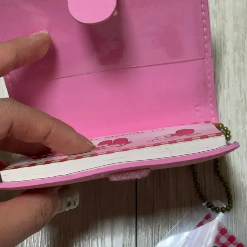 [BUNJANG] My Melody Vintage Memo Pad Wallet / 고전마이멜로디 메모지 겸 지갑
