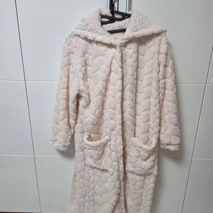 [BUNJANG] Long Hooded Sleep Robe Home Wear / 롱 후드 잠옷 목욕가운 수면 로브 홈웨어