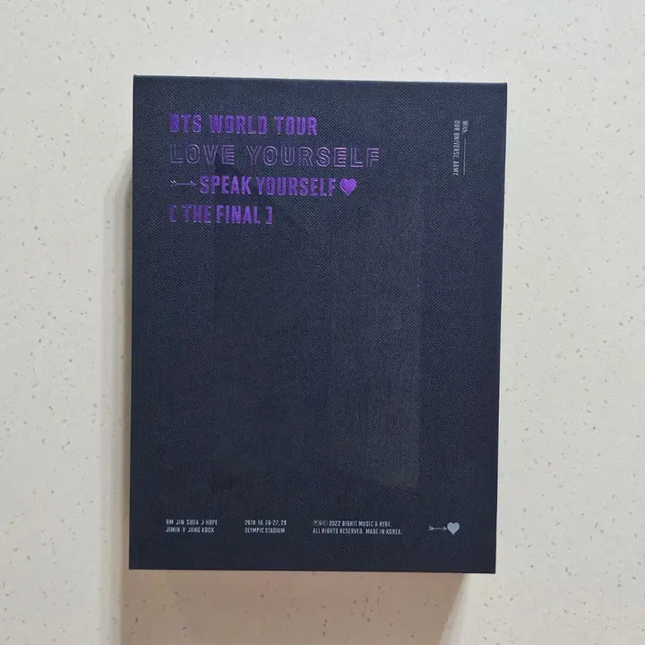 [BUNJANG] BTS Speak Yourself The Final Seoul Concert DVD/Blu-ray / 방탄소년단 스픽 유어 셀프 더 파이널 서울 콘서트 DVD 블루레이