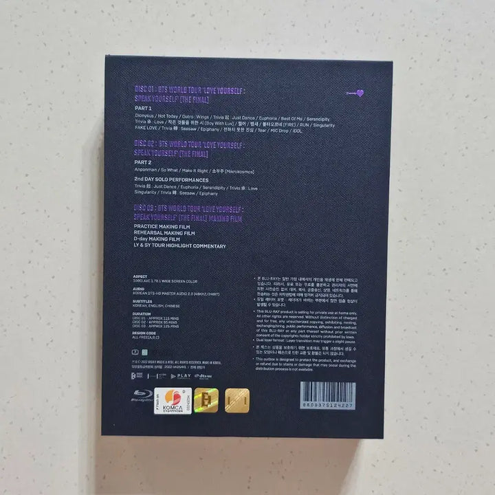 [BUNJANG] BTS Speak Yourself The Final Seoul Concert DVD/Blu-ray / 방탄소년단 스픽 유어 셀프 더 파이널 서울 콘서트 DVD 블루레이