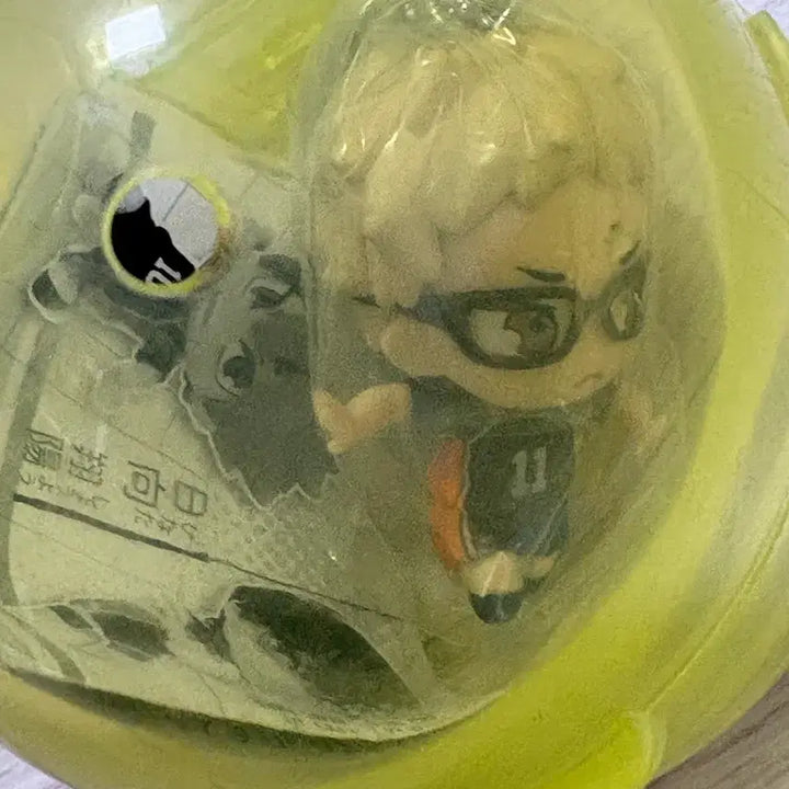 [BUNJANG] Haikyu Karasuno High School Tsukishima Kei Figure Keyring / 하이큐 카라스노 고등학교 피규어 키링 가챠