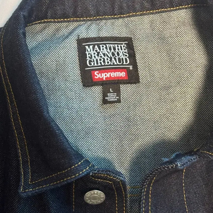 [BUNJANG] Supreme Marithe Denim Jacket L / 슈프림 마리떼 데님 자켓 L