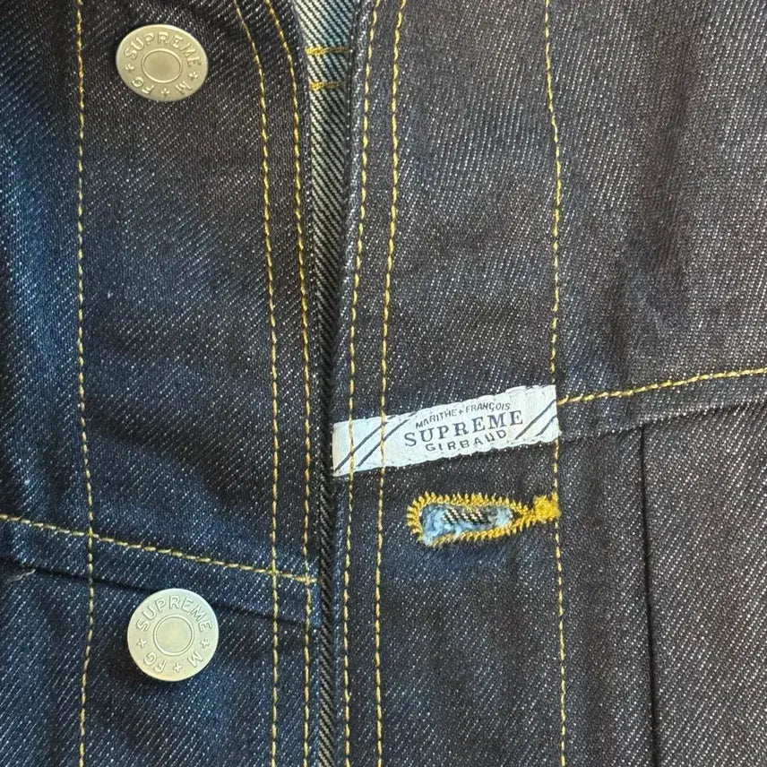 [BUNJANG] Supreme Marithe Denim Jacket L / 슈프림 마리떼 데님 자켓 L