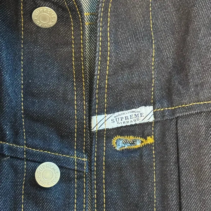 [BUNJANG] Supreme Marithe Denim Jacket L / 슈프림 마리떼 데님 자켓 L