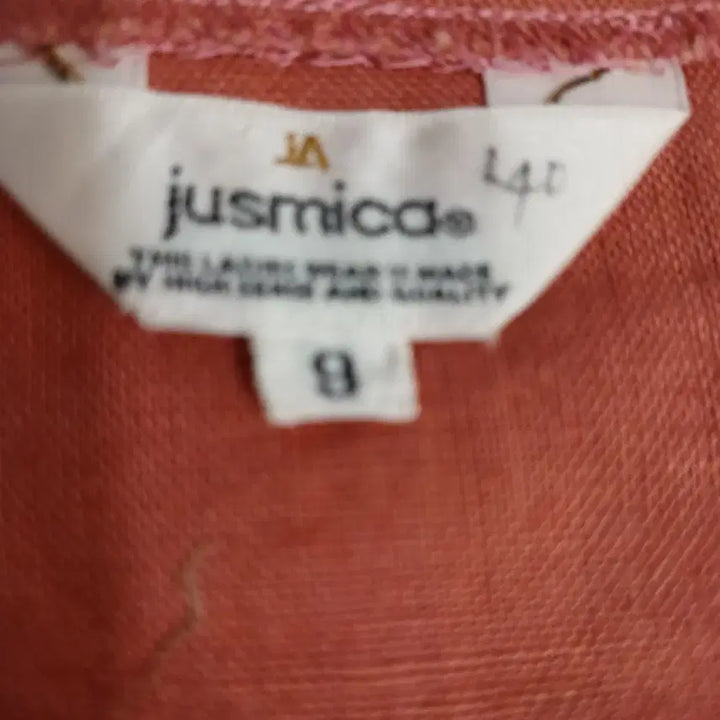 [BUNJANG] jusmicok Pink Linen Vest / jusmicok 핑크 베스트 조끼85~90여름 63241