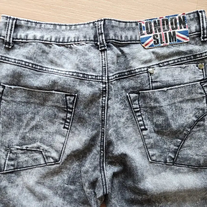 [BUNJANG] LONDON SLIM Washed Denim Jeans / LONDON SLIM 워싱 데님 30사이즈...워싱 데님 청바지 블랙진