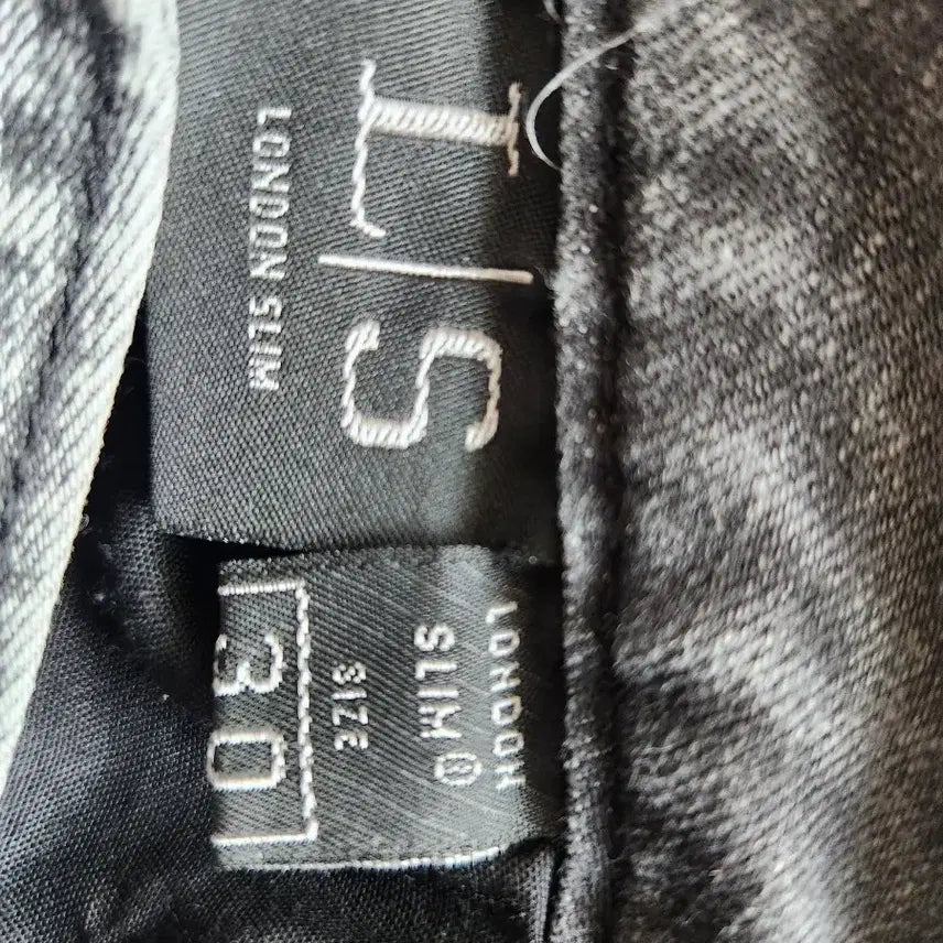 [BUNJANG] LONDON SLIM Washed Denim Jeans / LONDON SLIM 워싱 데님 30사이즈...워싱 데님 청바지 블랙진