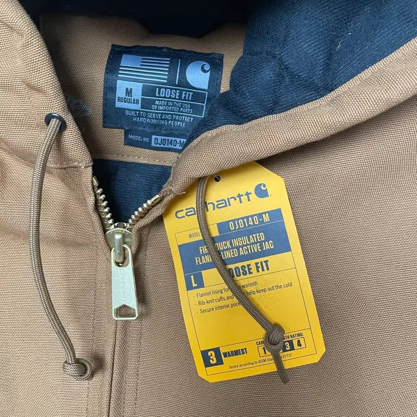 [BUNJANG] Carhartt J140 Brown Active Jacket / 칼하트 액티브자켓 j140 브라운 m