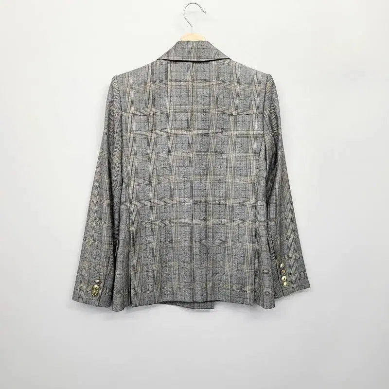 [BUNJANG] MICHAA Cerruti Double Breasted Check Suit Set / 미샤(MICHAA) 이태리 세루티 원단 더블 체크 수트 셋업 55~66