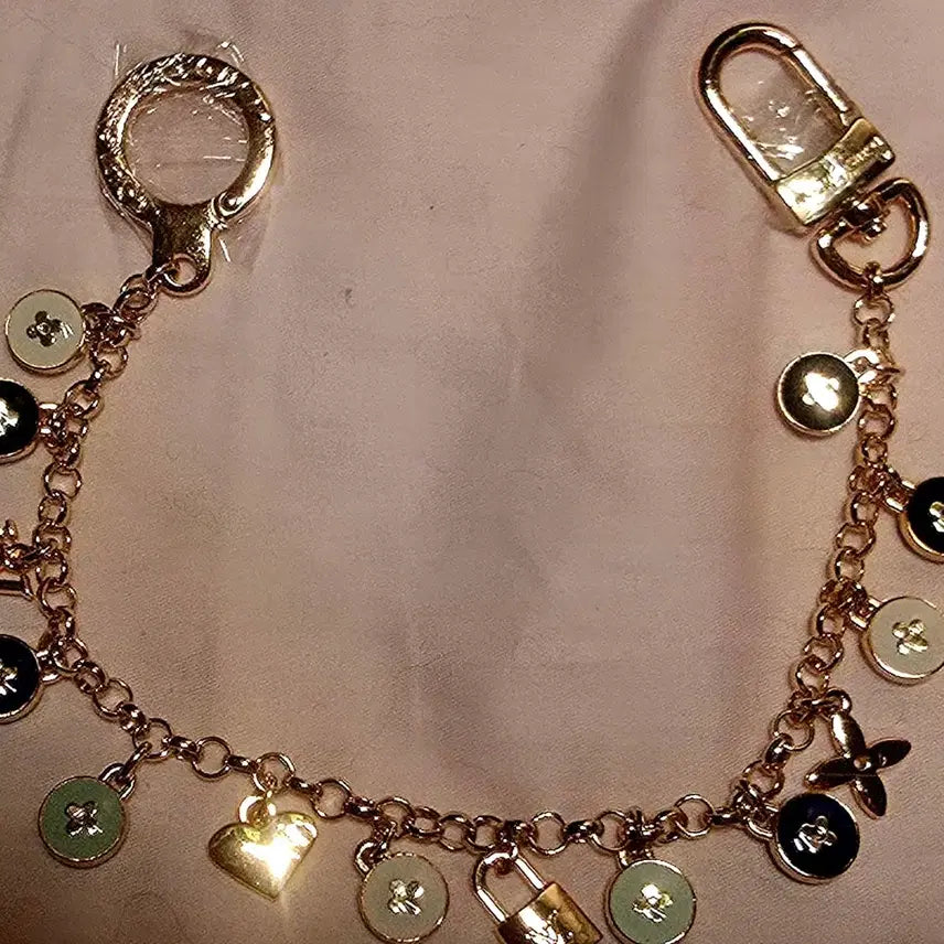 [BUNJANG] Flower Charm Keyring Bag Accessory / 플라워 참 키링 / 가방 악세서리