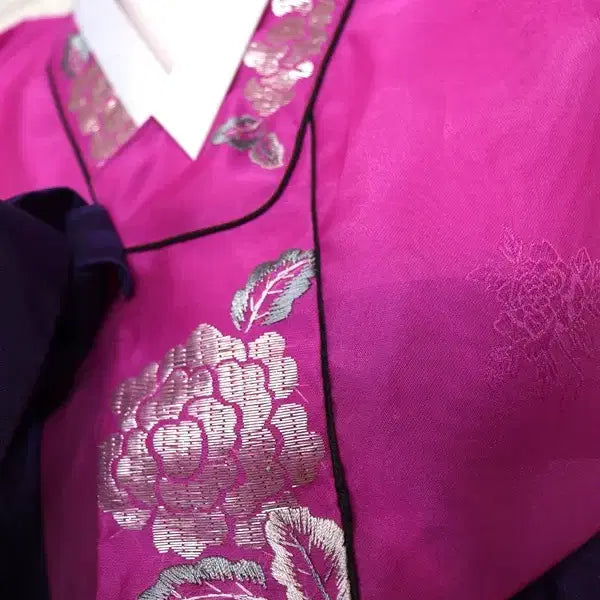 [BUNJANG] K216 Embroidered Hanbok Dress / k216 여성한복(자수) /여성55 /키155-160/가슴둘레86/사놀까