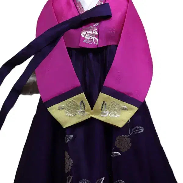 [BUNJANG] K216 Embroidered Hanbok Dress / k216 여성한복(자수) /여성55 /키155-160/가슴둘레86/사놀까