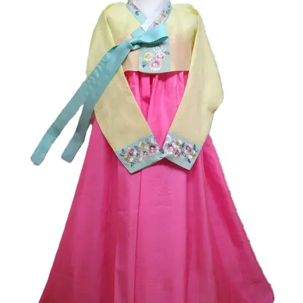 [BUNJANG] K217 Embroidered Hanbok for Women / k217 여성한복(본견 자수)/ 여55-66/키158-162/사놀까