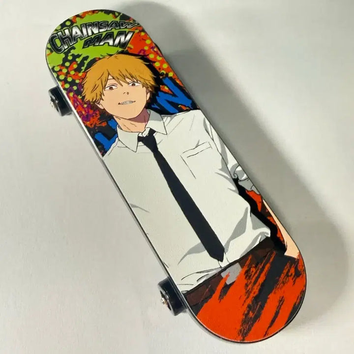 [BUNJANG] Chainsaw Man Denji Fingerboard Strap Keychain (Sealed) / 급처할인) 체인소맨 핑거보드 스트랩 키링