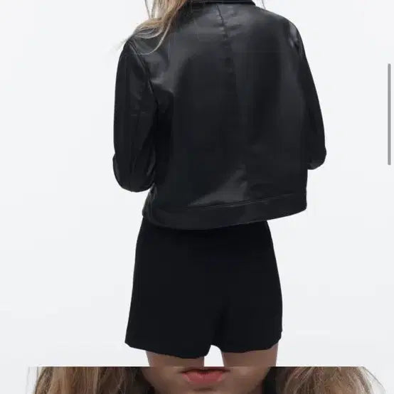[BUNJANG] ZARA Faux Leather Jacket / 자라 페이크레더 자켓