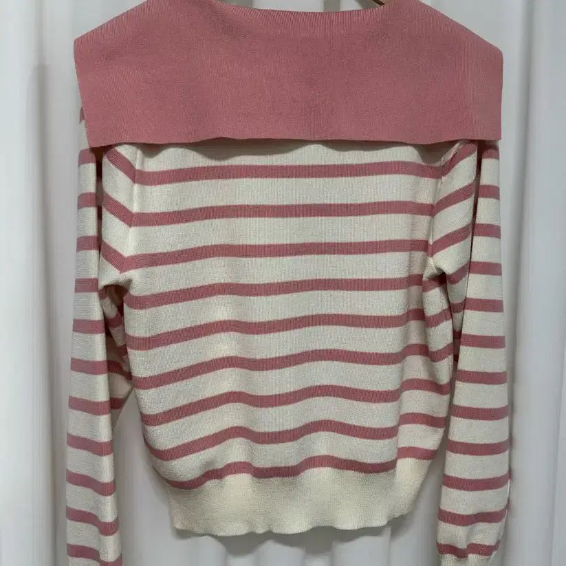 [BUNJANG] [새상품] 핑크 스트라이프 세일러 가디건 / [새상품] 핑크 스트라이프 세일러 가디건