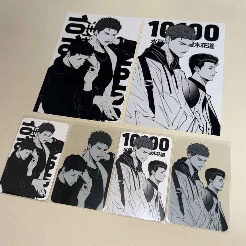 [BUNJANG] Slam Dunk Ho-yeol &amp; Baek-ho Transparent Photocard Set / 슬램덩크 호열백호 인화사진 투명 포토카드 세트