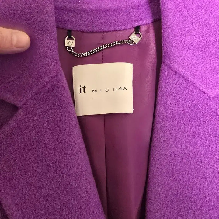 [BUNJANG] It MICHAA Handmade Wool Long Coat / 한섬 잇미샤 핸드메이드 울 롱코트