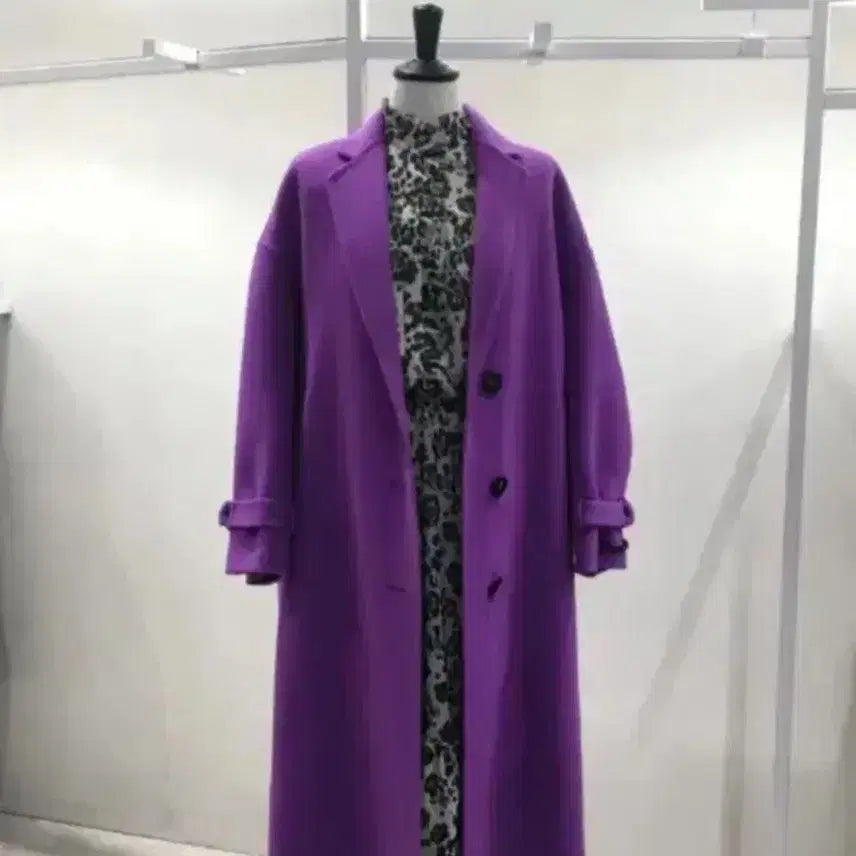 [BUNJANG] It MICHAA Handmade Wool Long Coat / 한섬 잇미샤 핸드메이드 울 롱코트