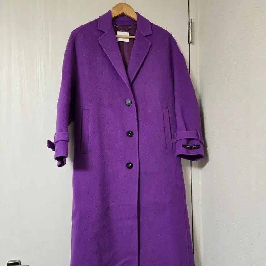 [BUNJANG] It MICHAA Handmade Wool Long Coat / 한섬 잇미샤 핸드메이드 울 롱코트