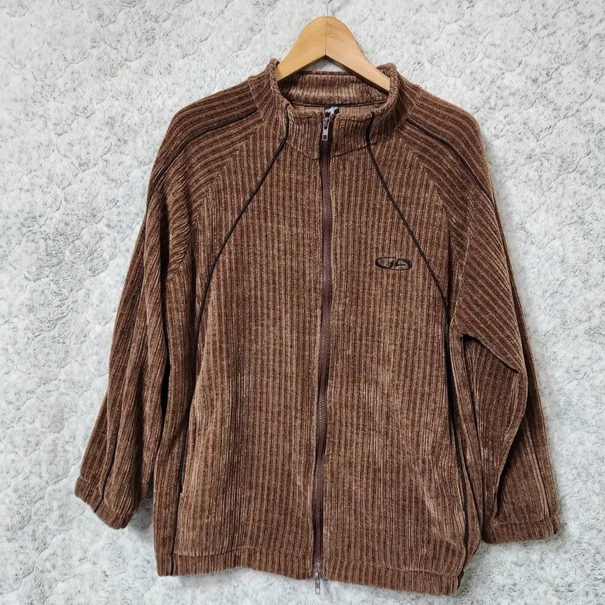 [BUNJANG] J489 Brown Corduroy Track Top / J489 [F] 브라운 코듀로이 트랙탑 져지