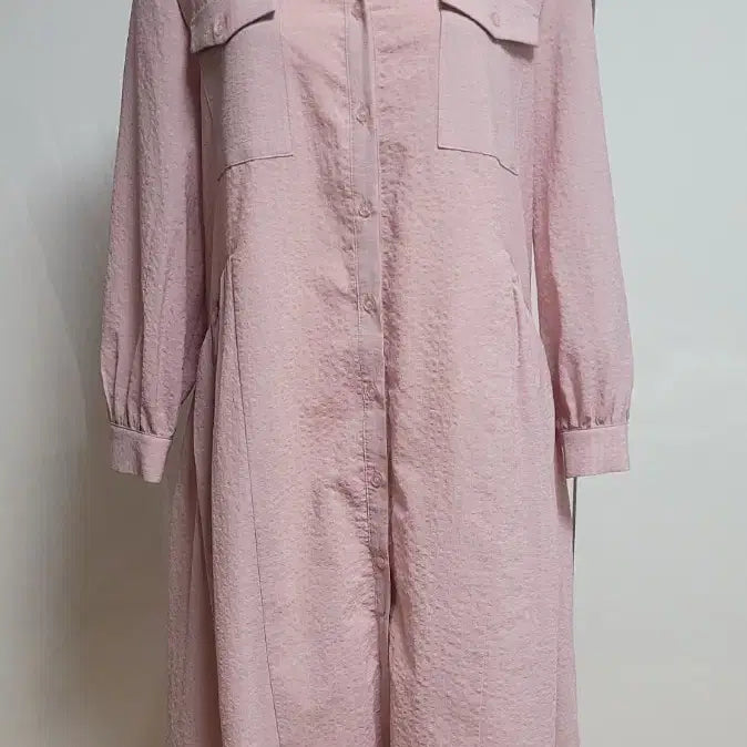 [BUNJANG] hershe Pink Shirt Dress / hershe 핑크 셔츠 원피스