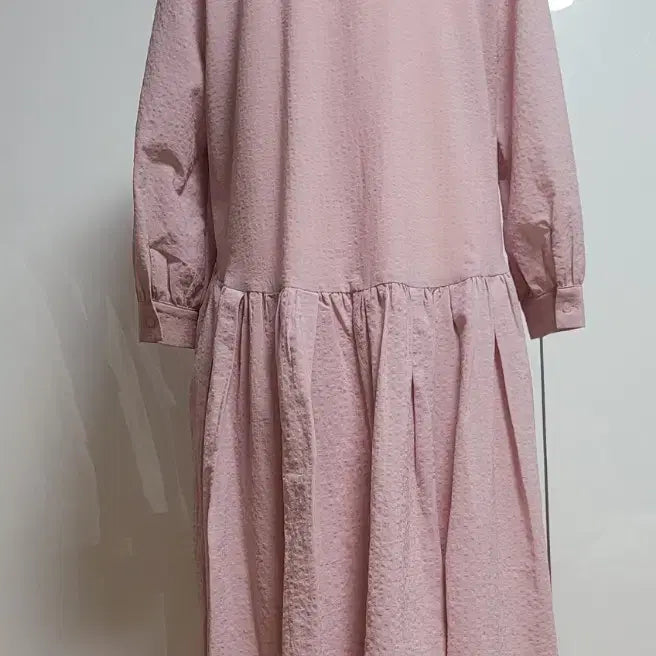 [BUNJANG] hershe Pink Shirt Dress / hershe 핑크 셔츠 원피스