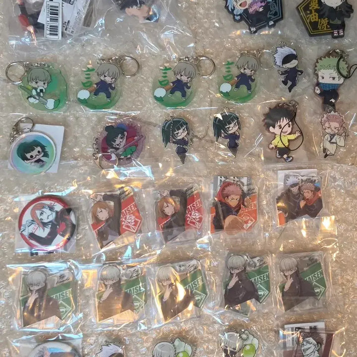 [BUNJANG] Jujutsu Kaisen Acrylic Stand, Keyring, Badge Bundle Set / 주술회전 스쿠나 고죠 이누마키 이타도리 노바라 아크릴 스탠드 키링 뱃지