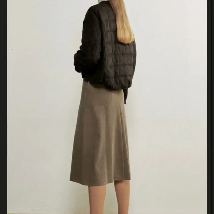 [BUNJANG] The Cashmere Quilted Jacket Ivory / 더캐시미어 퀼팅 자켓 아이보리
