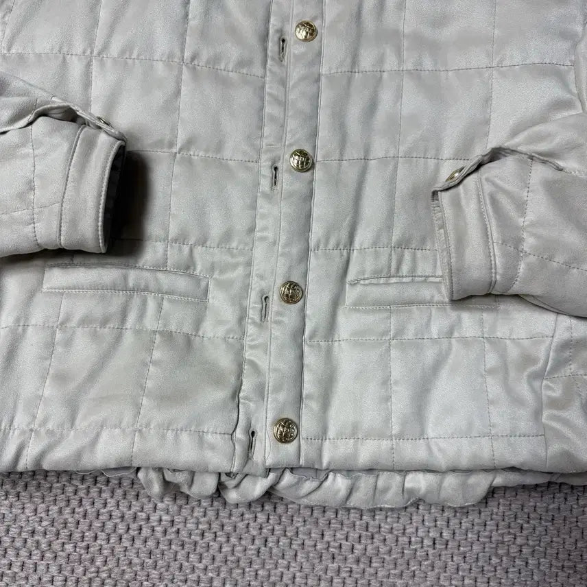[BUNJANG] The Cashmere Quilted Jacket Ivory / 더캐시미어 퀼팅 자켓 아이보리