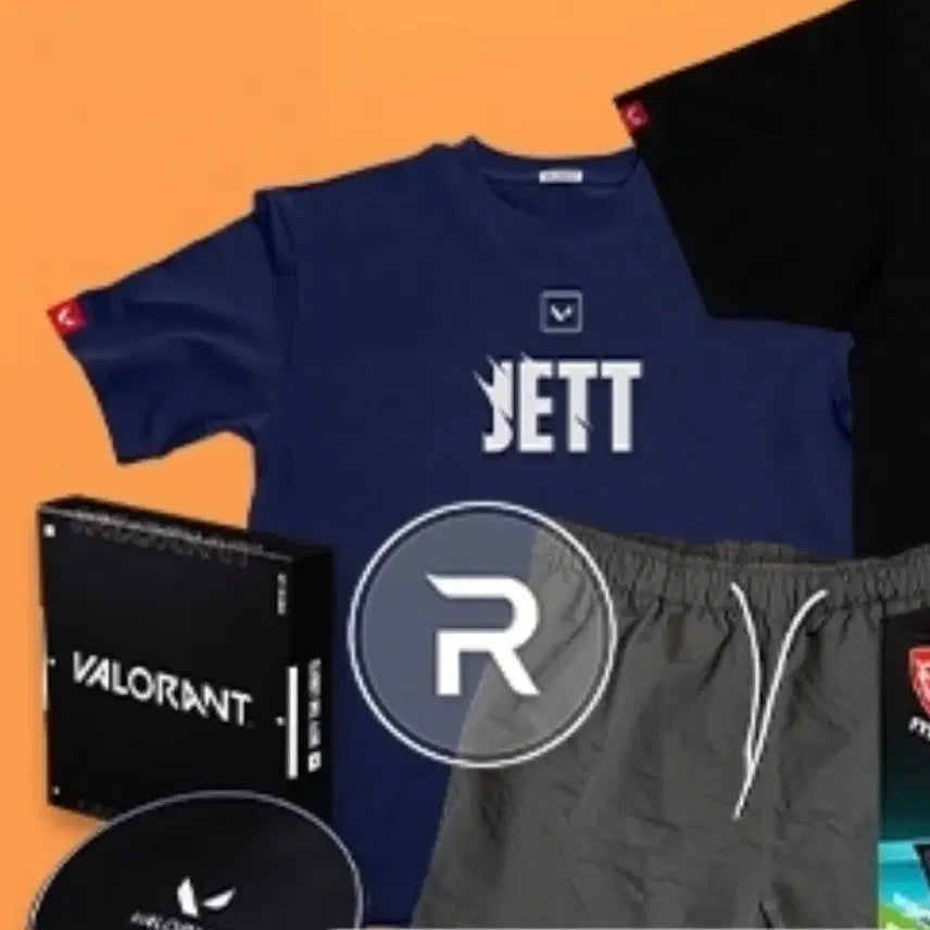 [BUNJANG] Valorant Jett Limited Edition T-Shirt / 발로란트 2023년도 val조각 한정 이벤트 제트 티셔츠