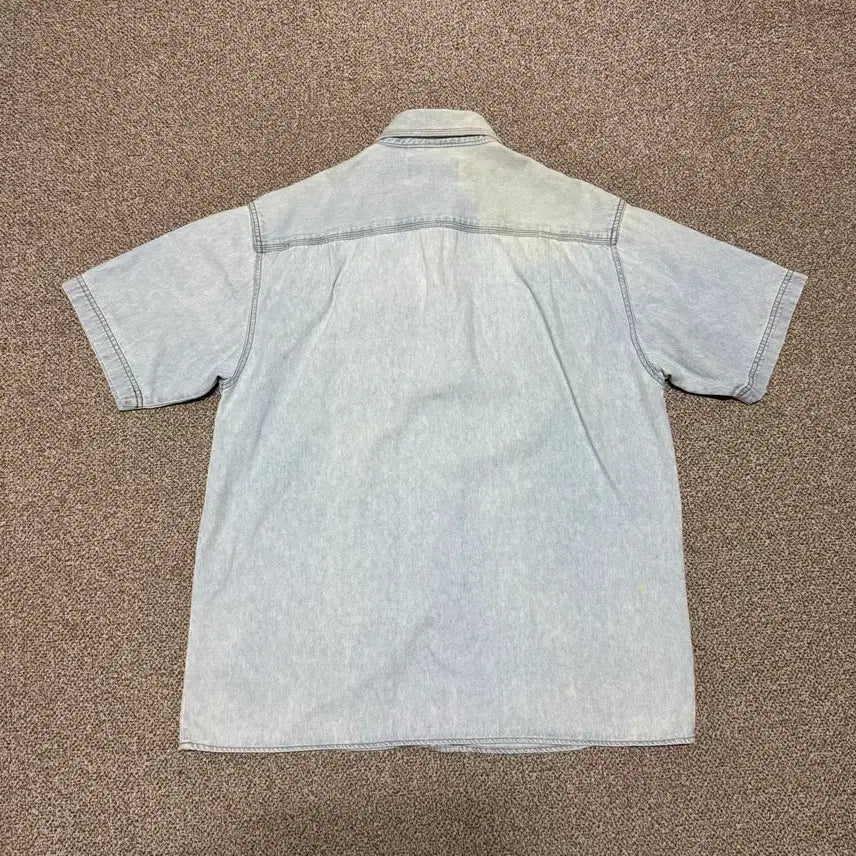 [BUNJANG] Harley-Davidson Denim Short Sleeve Shirt / L 할리데이비슨 데님 반팔 셔츠