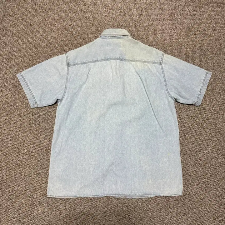 [BUNJANG] Harley-Davidson Denim Short Sleeve Shirt / L 할리데이비슨 데님 반팔 셔츠