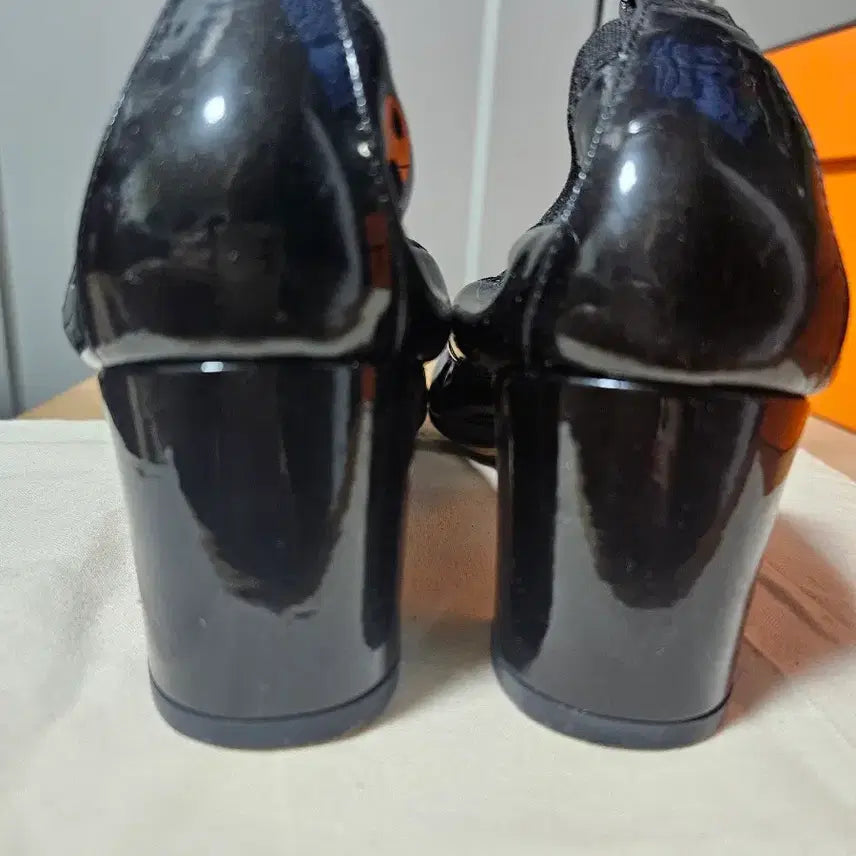 [SOLD OUT] 샤넬 정품 블랙 페이턴트 발레리나 플랫