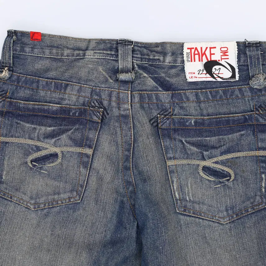 [SOLD OUT] W32 테이크투 워싱 와이드 데님 0310H1